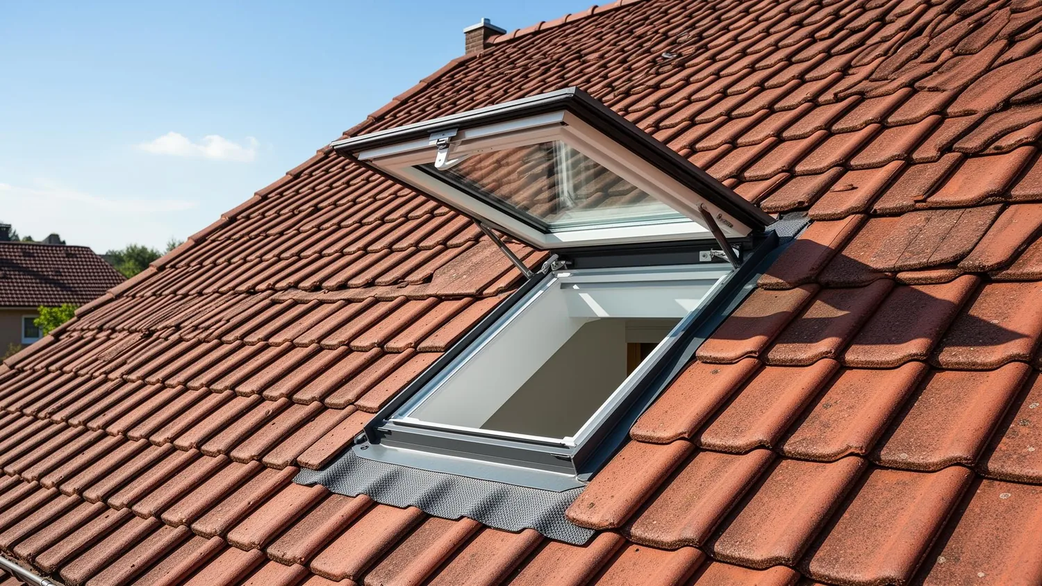 Dachausstieg auf Flachdach in Weißenthurm bei Neuwied